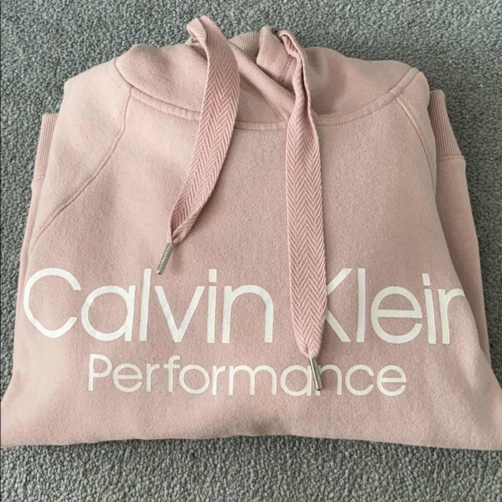 Calvin Klein baby pink sweatshirt
